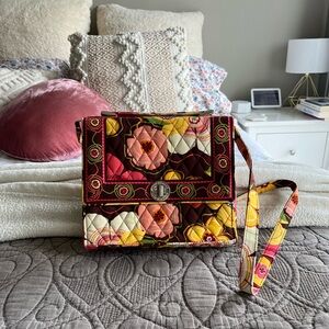 Vera Bradley Buttercup Julia Convertible Turnlock Crossbody